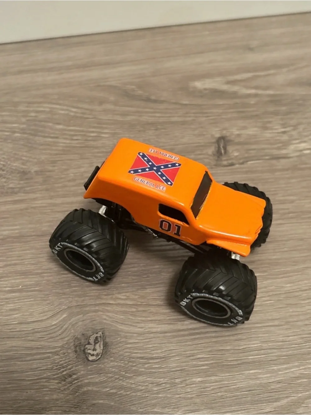 Custom general lee monster truck